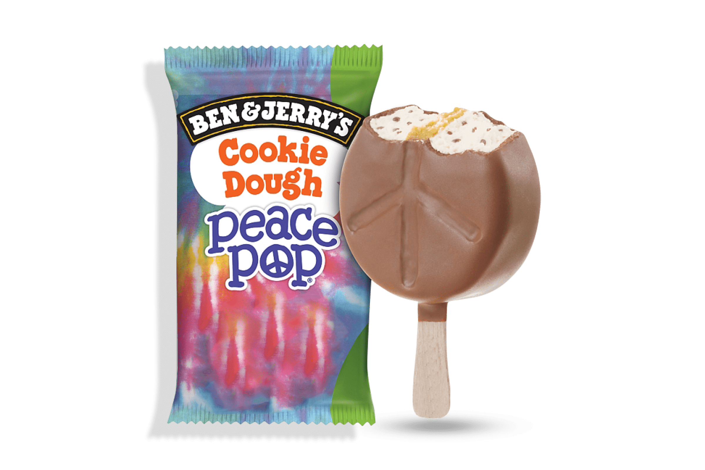 Ben & Jerry's Cookie Dough Peace Pop 80 ml 1