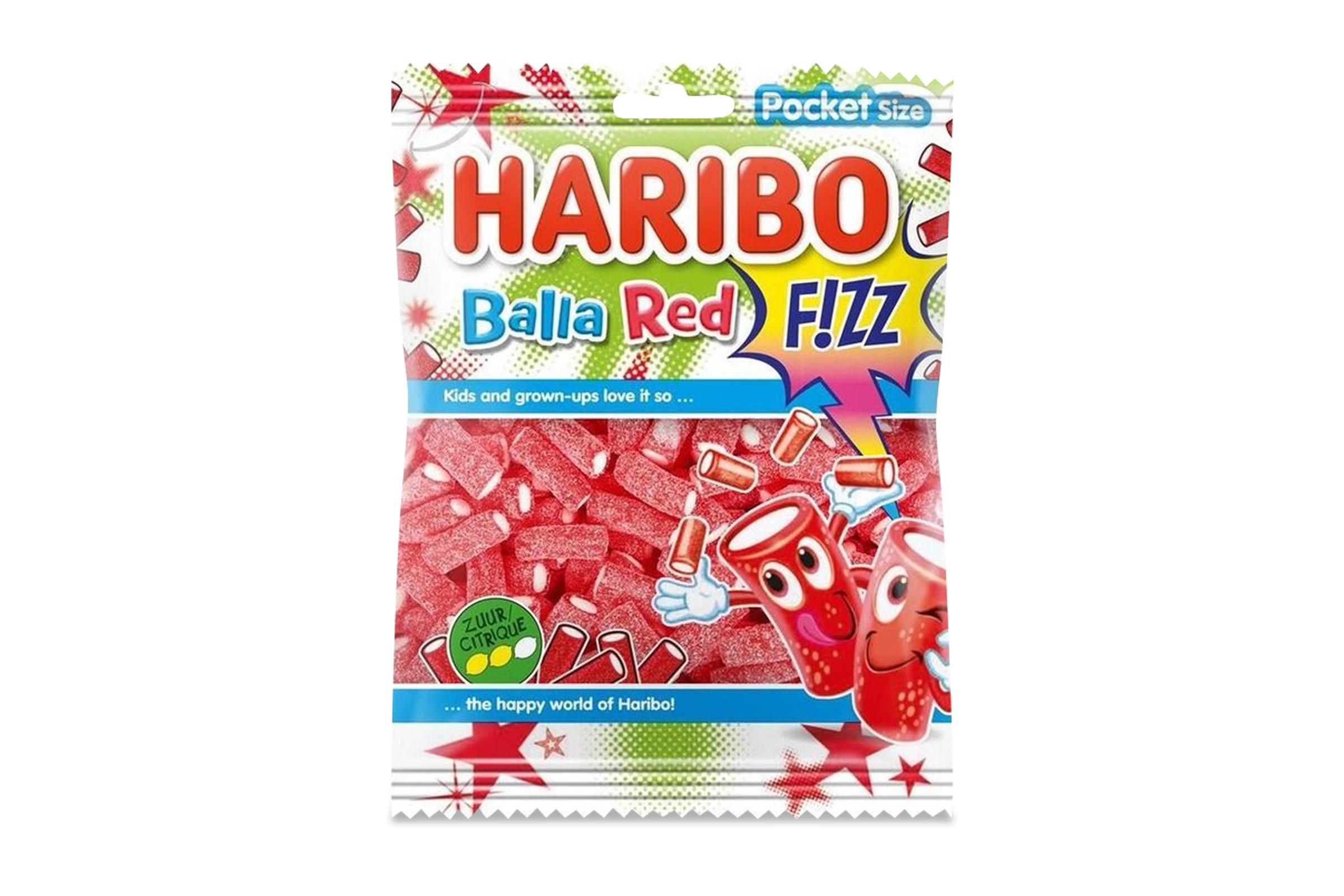 Haribo Balla Red FIZZ 70 g 1