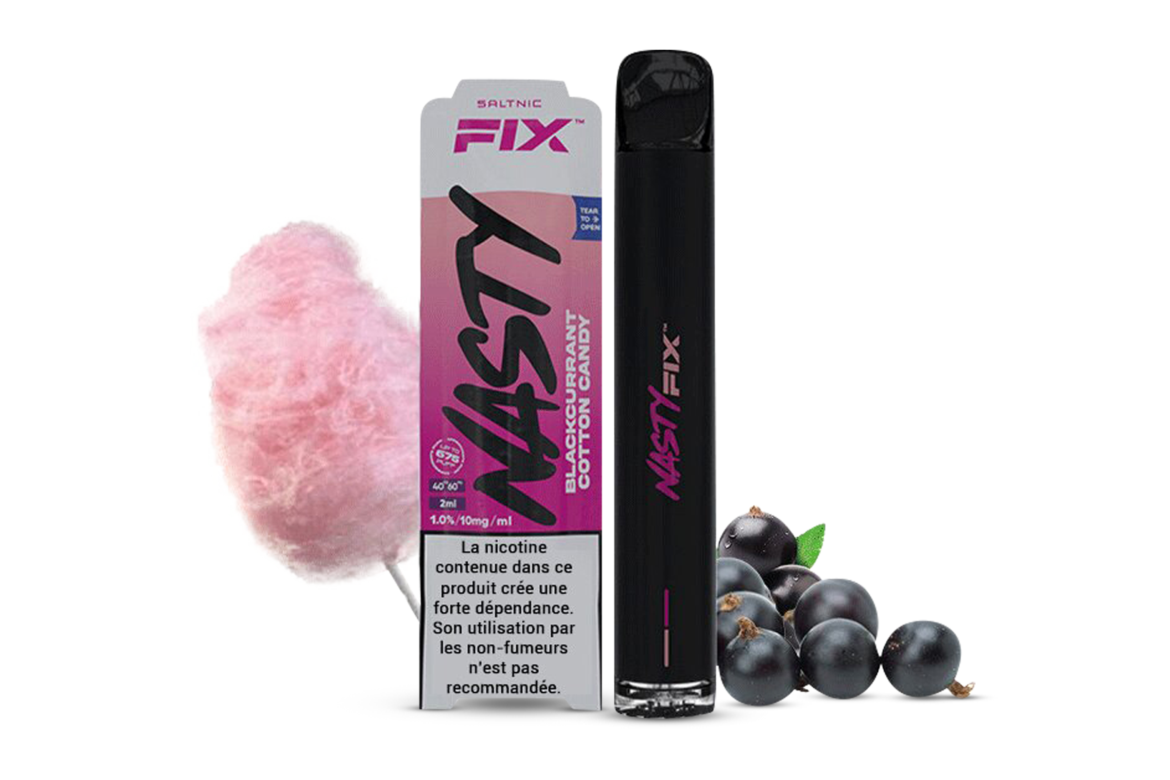 Nasty Fix ~ Blackcurrant Cotton Candy 1